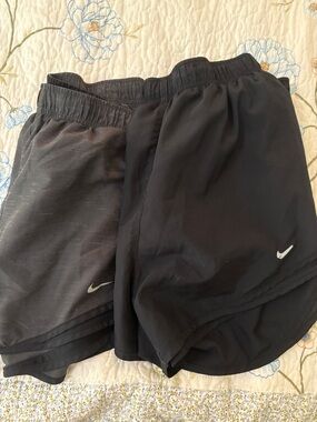 Nike Black Women's Running Shorts Duo L